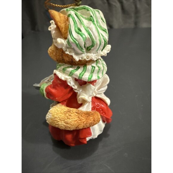 Vintage AGC Inc "Grandma is Love 1995" Cat With Tray of Cookies Ornament 3.25" - Picture 10 of 16